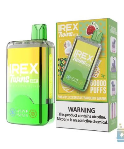 IREX TWINS 60K Vape na jedno použití s dvěma nádržemi a 40 000 puffy