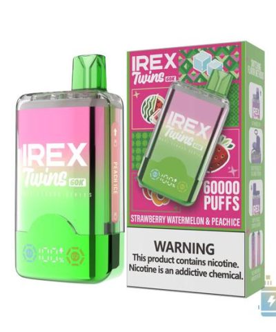 Alternativní pohled na IREX TWINS 60K Disposable Vape with Dual Tanks & 40,000 Puffs