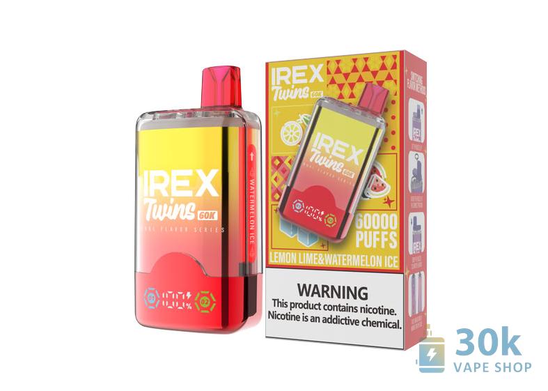 IREX TWINS 60K Disposable Vape with Dual Tanks & 40,000 Puffs - Obrázek 3