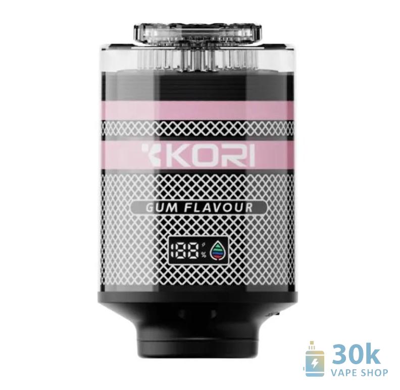Kori 120000 Disposable Hookah Vape - 120K Puffs, 60ML E-Liquid, RGB Light - Obraz 5