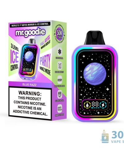 Mr.Goodie Abyss Mirror Vape na jedno použití - 50 000 šluků se zrcadlovým displejem