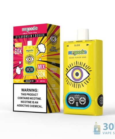 Alternatyvus Mr. Goodie Adjust Flavor King Triple Flavor 60K Puffs Disposable Vape vaizdas