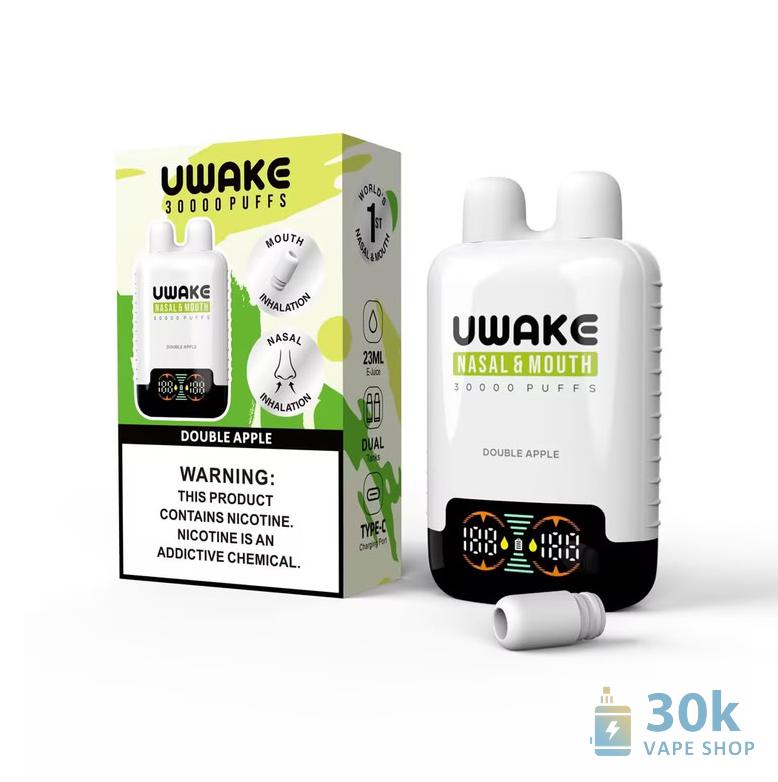 Mr.Goodie UWAKE Disposable Vape - Dual Tanks, Smart Screen, 30,000 Puffs - Obraz 4