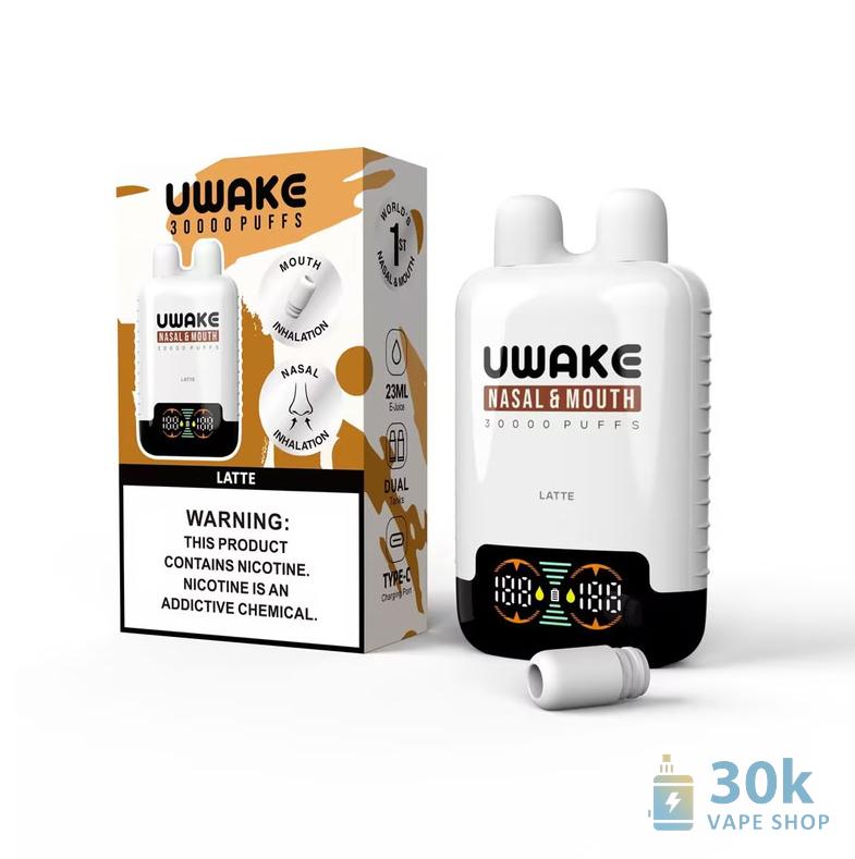 Mr.Goodie UWAKE Disposable Vape - Dual Tanks, Smart Screen, 30,000 Puffs - Obraz 2