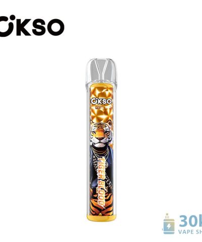 OKSO Crystal Bar 800 Vape na jedno použití - 800 Puffs Mesh Coil Compact Device