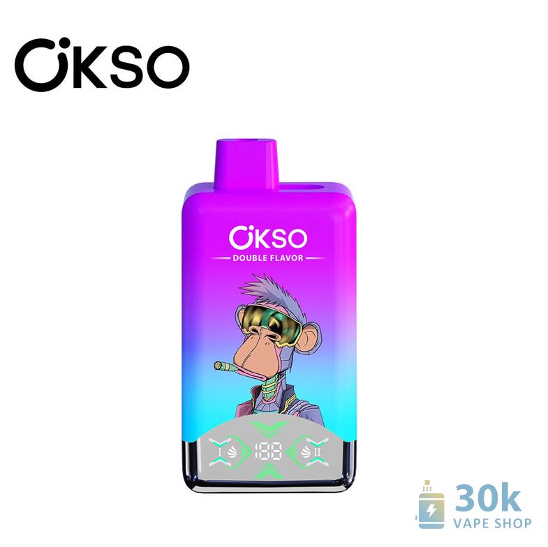 OKSO Double Flavor 60000 Puffs Disposable Vape - Dual E-Liquid & Mesh Coil - Immagine 2