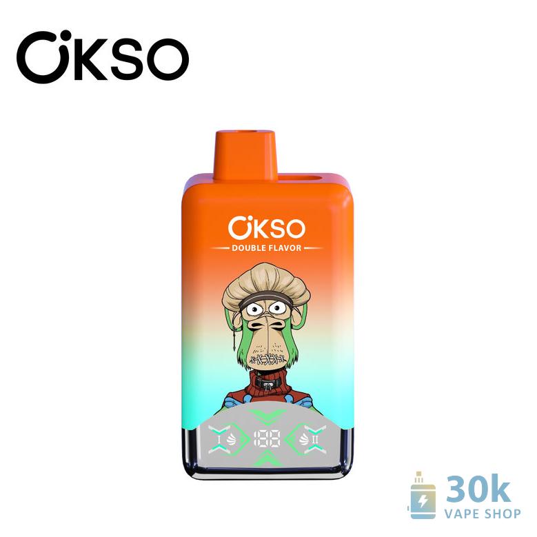 OKSO Double Flavor 60000 Puffs Vape usa e getta - Dual E-Liquid & Mesh Coil