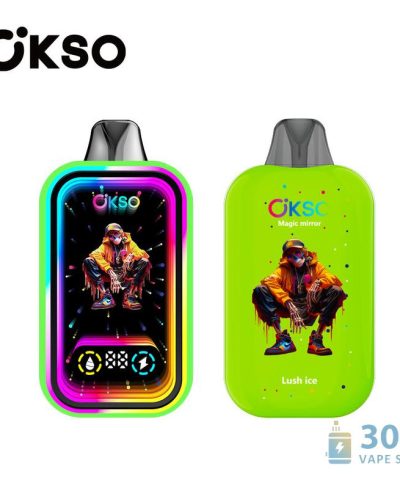 Alternativní pohled na OKSO Magic Mirror 50K Disposable Vape - 50000 Puffs, 40ml E-liquid, Rechargeable