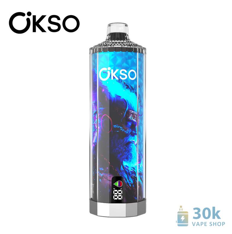 OKSO Shisha Hookah Mega 50K Disposable Vape - 50,000 Puffs & Triple Mesh Coil - Obrázek 3