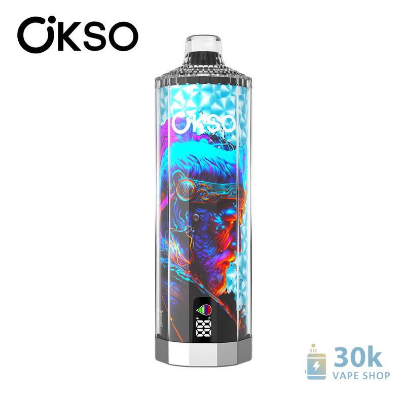 OKSO Shisha Hookah Mega 50K Disposable Vape - 50,000 Puffs & Triple Mesh Coil - Obrázek 2