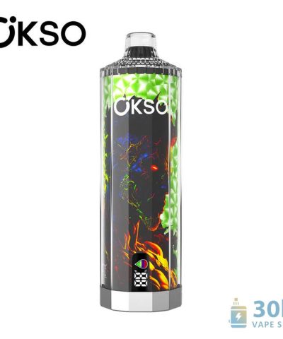 OKSO Shisha Hookah Mega 50K Vape na jedno použití - 50 000 šluků a trojitá síťová cívka