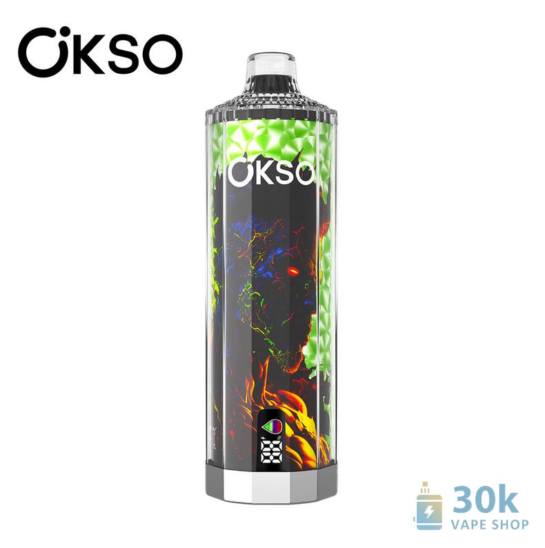 OKSO Shisha Hookah Mega 50K Vape na jedno použití - 50 000 šluků a trojitá síťová cívka