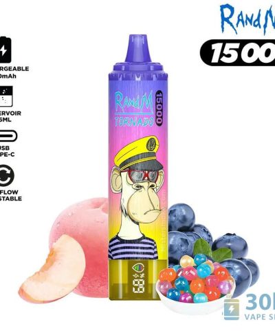 Alternativní pohled na RandM Tornado 15000 Disposable Vape - 15K Puffs, 25ml E-liquid, Rechargeable