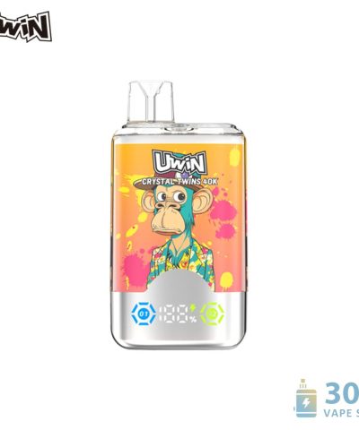Alternativní pohled na Uwin Crystal Twins 40000 Disposable Vape - 40K Puffs, Dual Flavors, Rechargeable