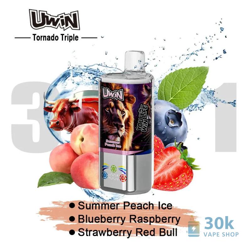 Uwin Tornado Triple 60000 Puffs Disposable Vape - Triple Flavor & Power - Obrázek 2