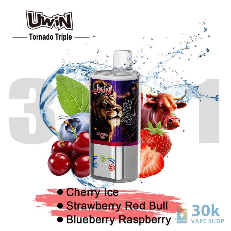 Uwin Tornado Triple 60000 Puffs Disposable Vape - Triple Flavor & Power - Obrázek 3