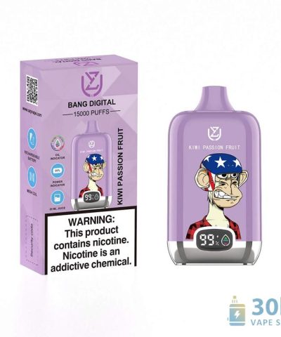 "UZY Bang" skaitmeninis 15000 Vape | Aukštos kokybės vienkartinė E-Cigaretė