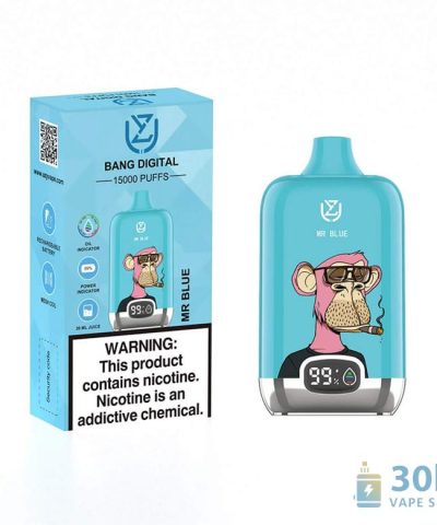 Alternatyvus UZY Bang Digital 15000 Vape | High-Performance Disposable E-Cigarette vaizdas