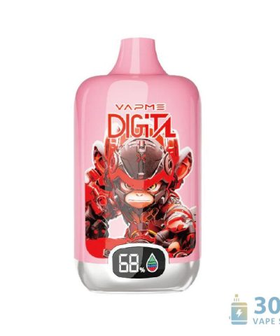 "Vapme Digital 12000" vienkartinė elektroninė cigaretė - išmanusis ekranas ir įkraunamas Vape Pen