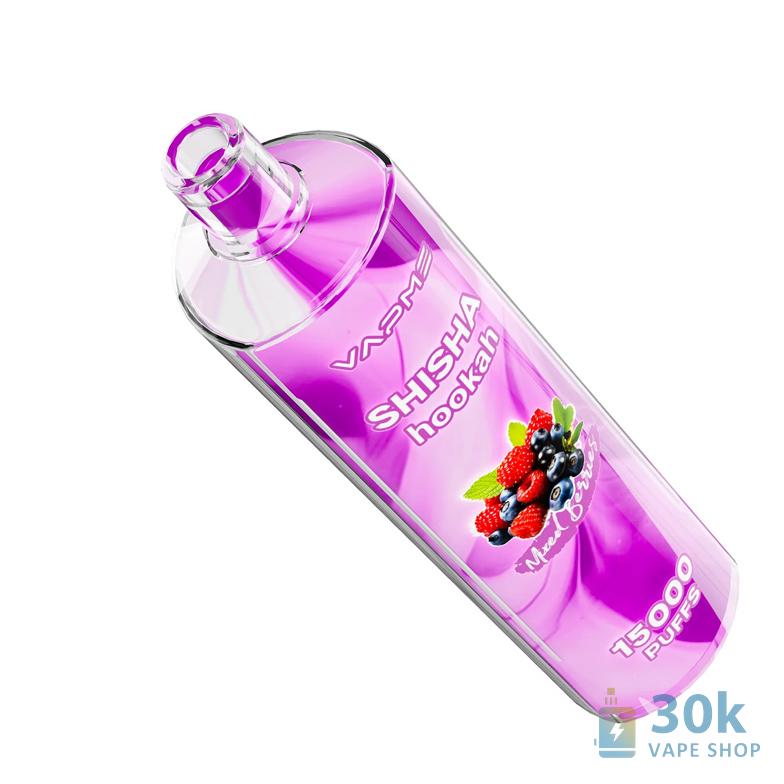 Vapme Shisha 15000 使い捨てベイプ - 15000パフ、充電式、24フレーバー