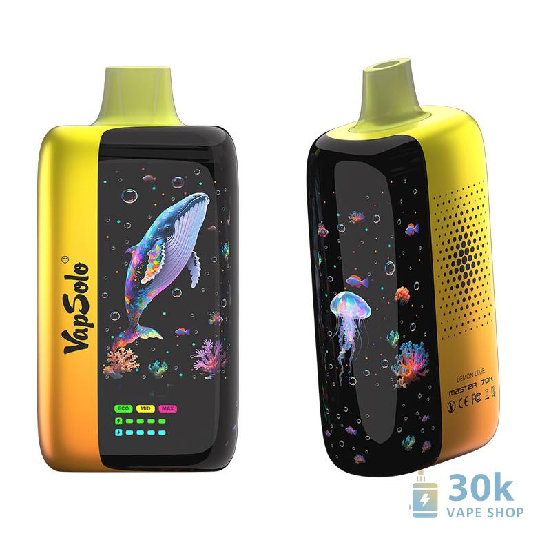 Vapsolo Master 70K Disposable Vape: 70,000 Puffs, Dual Mesh Coil, Adjustable Airflow - Εικόνα 2