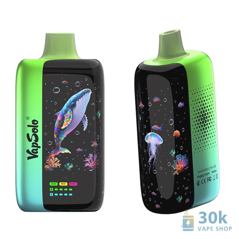 Vapsolo Master 70K Disposable Vape: 70,000 Puffs, Dual Mesh Coil, Adjustable Airflow - Εικόνα 4