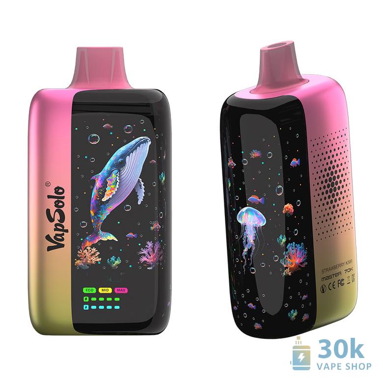 Vapsolo Master 70K Disposable Vape: 70,000 Puffs, Dual Mesh Coil, Adjustable Airflow - Εικόνα 5