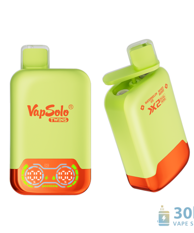 Vapsolo Twins 20000 Vape de unică folosință - două arome, 20000 pufuri și reîncărcabilă
