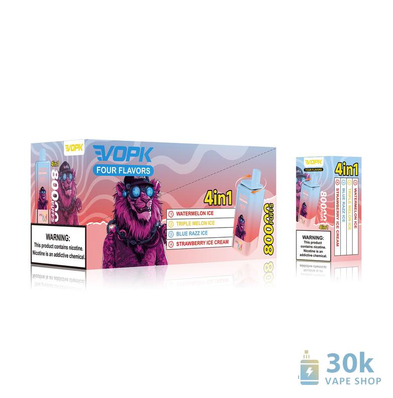 VOPK 80000 Disposable Vape: 80K Puffs, 4 Flavor Modes, 10 Flavor Sets - Immagine 2