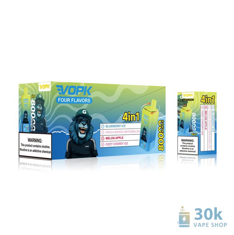 VOPK 80000 Disposable Vape: 80K Puffs, 4 Flavor Modes, 10 Flavor Sets - Immagine 5