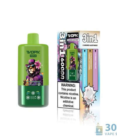 Alternatywny widok VOPK Triple 60000: 60K Puffs Disposable Vape with Triple Flavor & Type-C Charging