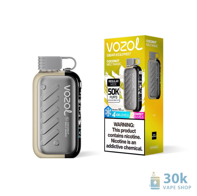 Vozol Rave 50000 Disposable Vape - 50K Puffs, USB-C Rechargeable, Color Display - Obrázek 3