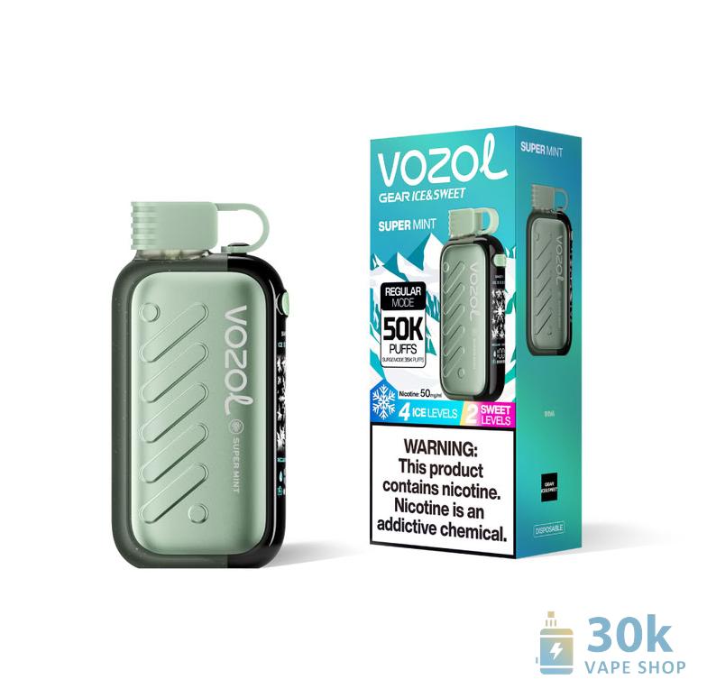 Vozol Rave 50000 Disposable Vape - 50K Puffs, USB-C Rechargeable, Color Display - Obrázek 2