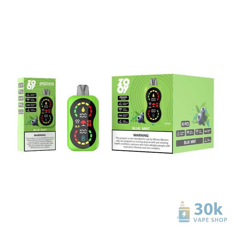 Zooy Blaze 25000 Disposable Vape - 32ML Full-Screen, Adjustable Airflow - Immagine 5