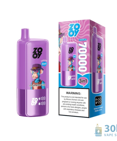 ZOOY King TRIPLE 70000 Disposable Vape | 3 Flavors & 70K Puffsの別ビュー