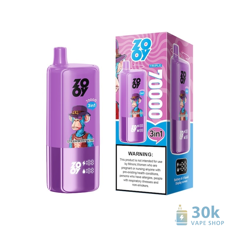 ZOOY King TRIPLE 70000 Disposable Vape | 3 Flavors & 70K Puffs - 画像2