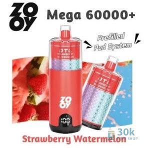 Alternativní pohled na ZOOY MEGA 60000 Kit - 60K Puffs Prefilled Vape Pod System with 1700mAh Battery