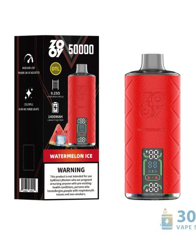 Zooy Shisha 50000 Puffs Disposable Vape | Dobíjecí a nastavitelný průtok vzduchu