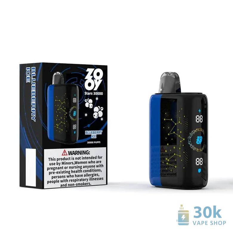 Zooy Stars 30000 Disposable Vape - 30,000 Puffs with LED Screen & Adjustable Airflow - Immagine 4