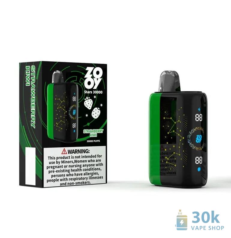 Zooy Stars 30000 Disposable Vape - 30,000 Puffs with LED Screen & Adjustable Airflow - Immagine 5