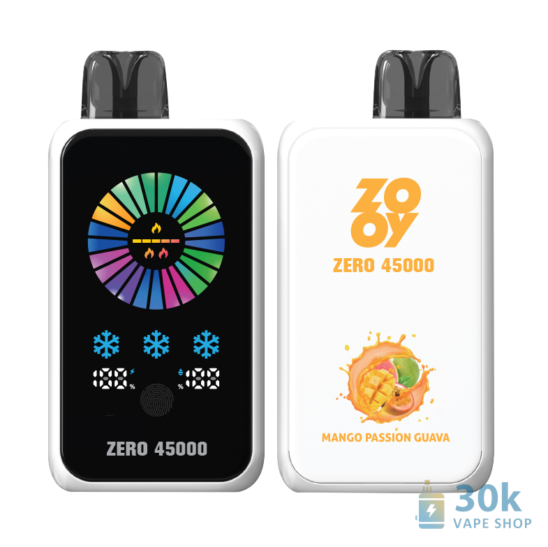 Zooy Zero 45000 Puffs Disposable Vape - Smart NIC/ICE Control & 10 Flavors - Immagine 4